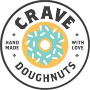 Crave Doughnuts logo. 