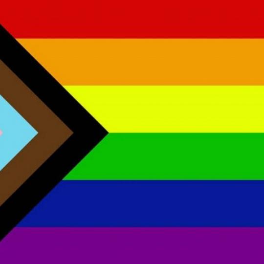 Progress Pride Flag.