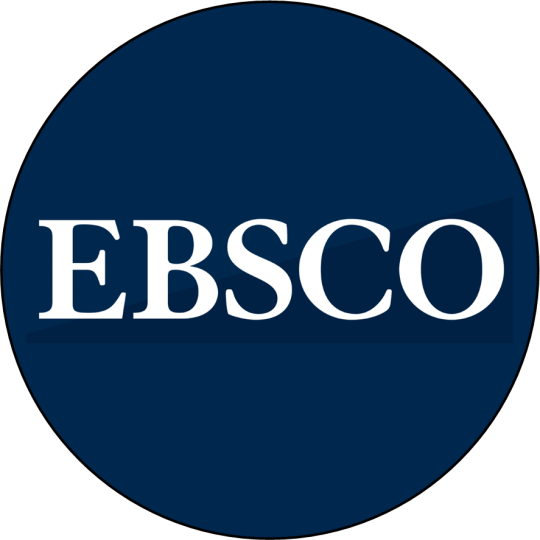 EBSCO in white text on a navy background.