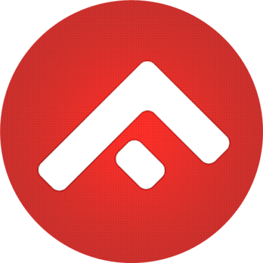 Freading logo, a white F at a forward 45 degree angle on a red background.