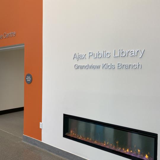 The entrance to Grandview Kids Express Branch located in the Jerry Coughlin building, Grandview Kids Headquarters. 